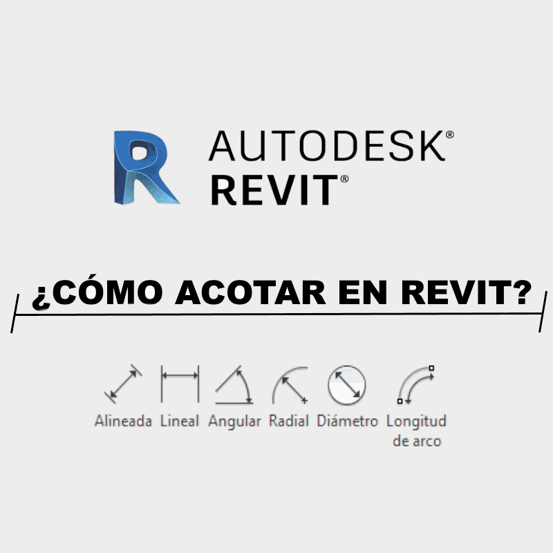 Como acotar en Revit